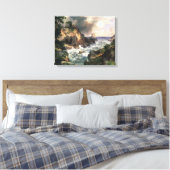 Thomas Moran - Point Lobos, Monterey, Californië Canvas Afdruk (Insitu (Slaapkamer))