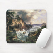 Thomas Moran - Point Lobos, Monterey, Californië Muismat (Met muis)