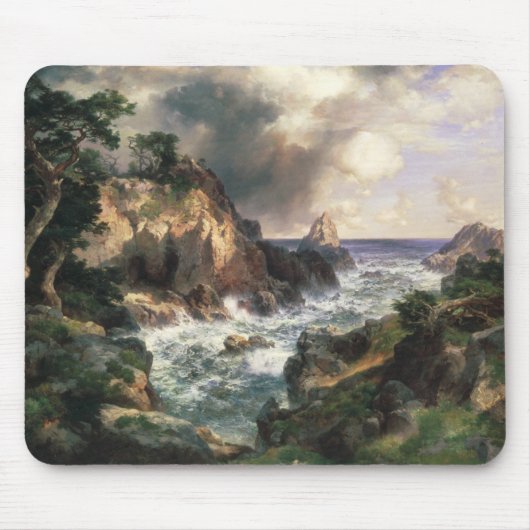 Thomas Moran - Point Lobos, Monterey, Californië Muismat (Voorkant)