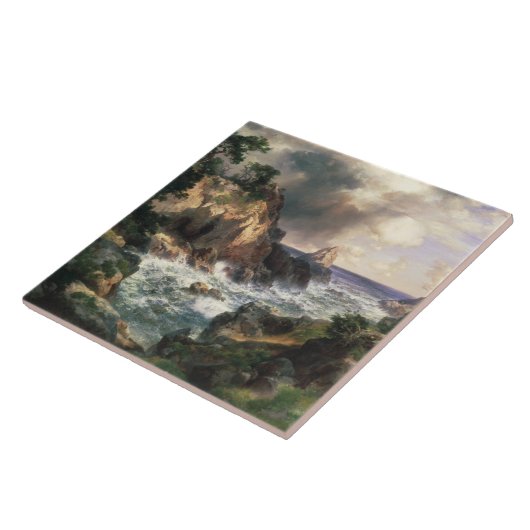 Thomas Moran - Point Lobos, Monterey, Californië Tegeltje (Zijkant)