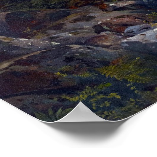 Thomas Moran Valley of the Catawissa in het najaar Poster (Hoek)