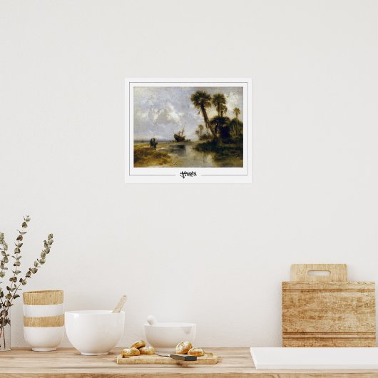 Thomas Moran Zedign Art Poster #1 (Keuken)