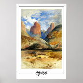 Thomas Moran Zedign Art Poster #11 (Voorkant)