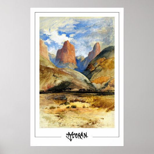 Thomas Moran Zedign Art Poster #11 (Voorkant)