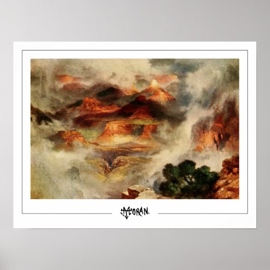Thomas Moran Zedign Art Poster #12 (Voorkant)