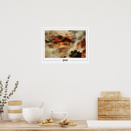 Thomas Moran Zedign Art Poster #12 (Keuken)