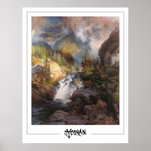 Thomas Moran Zedign Art Poster #13 (Voorkant)