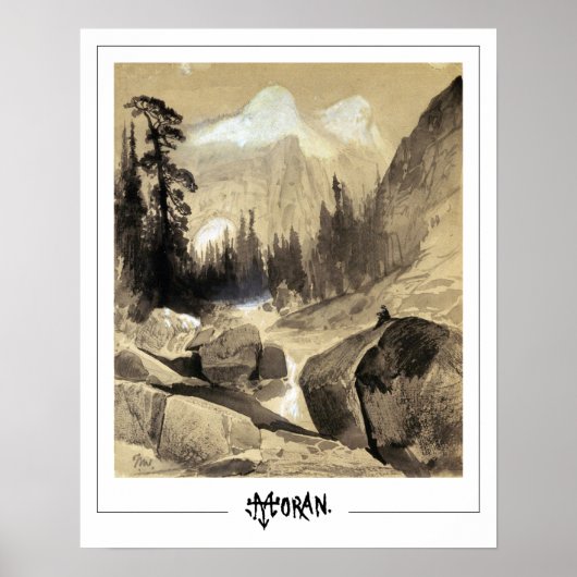 Thomas Moran Zedign Art Poster #133 (Voorkant)