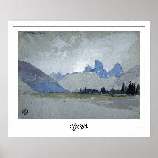 Thomas Moran Zedign Art Poster #19 (Voorkant)