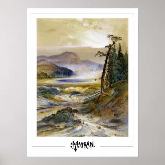 Thomas Moran Zedign Art Poster #4 (Voorkant)