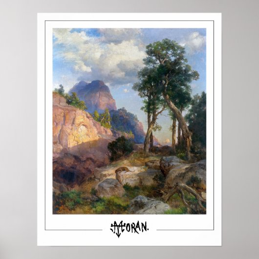 Thomas Moran Zedign Art Poster #5 (Voorkant)