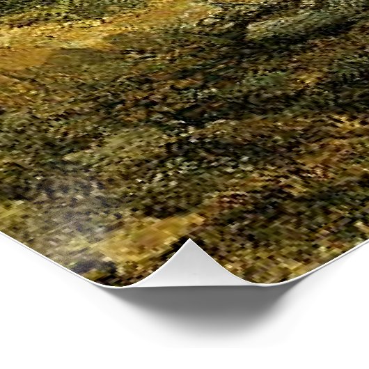 Thomas Moran's schilderij, Amalfi Coast, Perfect Poster (Hoek)