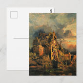 Thomas Moran's schilderij, The Haunted House, Briefkaart (Voorkant / Achterkant)
