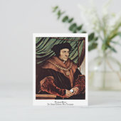 Thomas more door Hans Holbein the Younger Briefkaart (Staand voorkant)