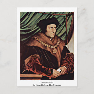 Thomas more door Hans Holbein the Younger Briefkaart