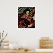 Thomas more door Hans Holbein the Younger Poster (Keuken)
