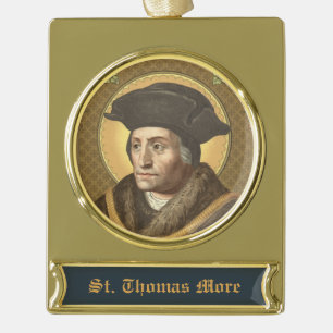 Thomas More (SAU 026) Verguld Banner Ornament
