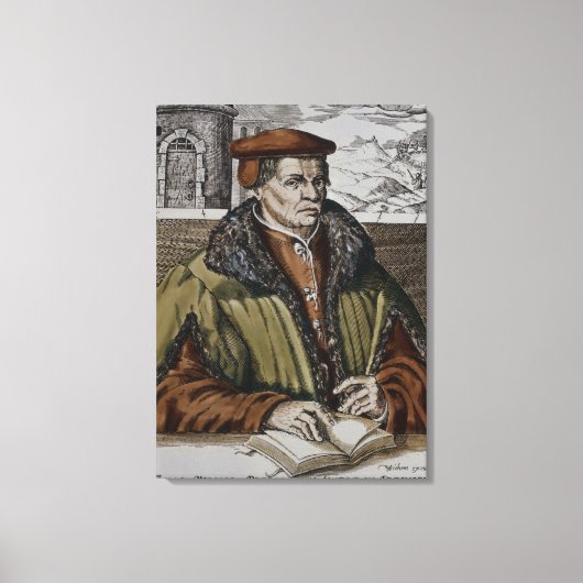 Thomas Muntzer, c.1600 Canvas Afdruk (Voorkant)