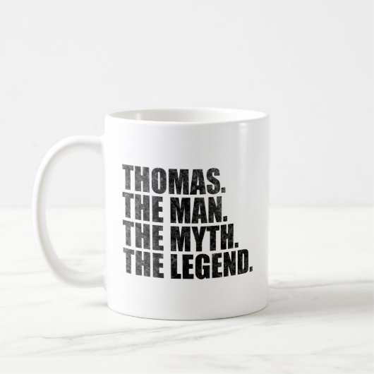 Thomas naam, Thomas De Man De Mythe De Legende Koffiemok (Links)