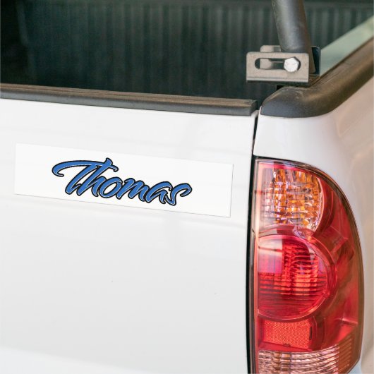 Thomas Name blue Aufkleber Sticker Autoaufkleber (Op Truck)