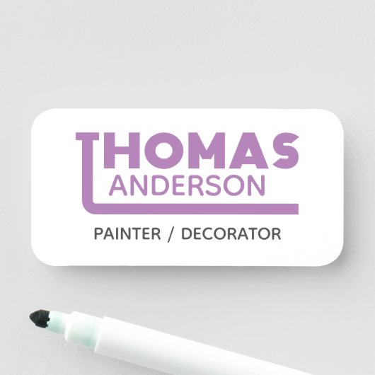 Thomas Name Tag (In situ)