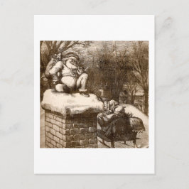 Thomas Nash Harper's Weekly 1865 Feestdagenkaart