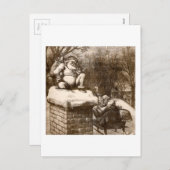  Thomas Nash Harper's Weekly 1865 Feestdagenkaart (Voorkant / Achterkant)