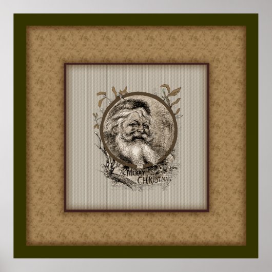 Thomas Nast Santa Claus-kerstposter Poster (Voorkant)