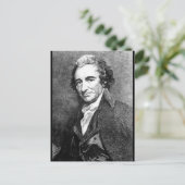 Thomas Paine. Afbeelding _War kopiëren Briefkaart (Staand voorkant)