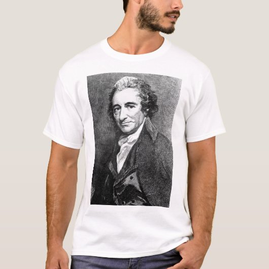 Thomas Paine. Afbeelding _War kopiëren T-shirt (Voorkant)