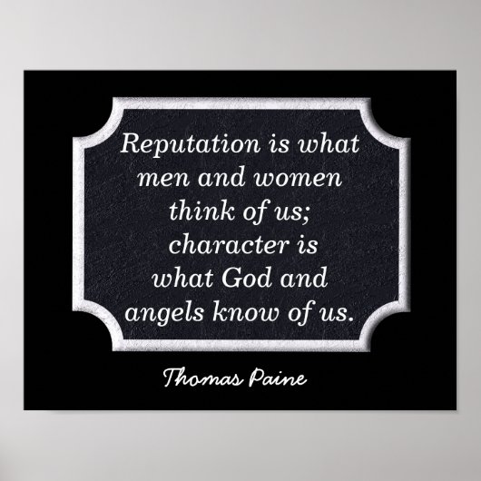 Thomas Paine - art print - quote (Voorkant)
