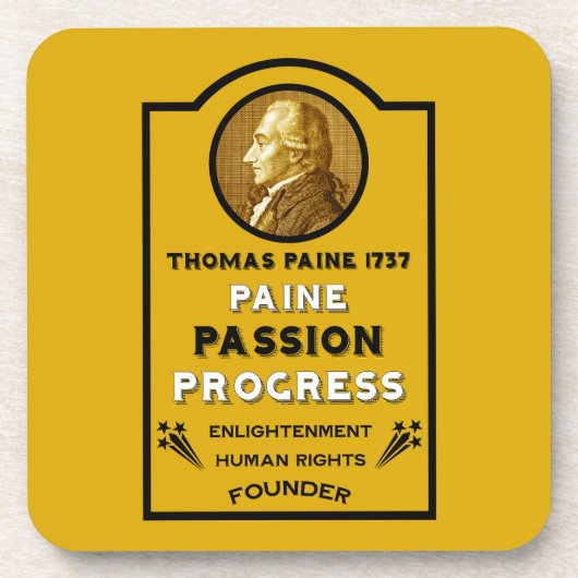 Thomas Paine Bier Onderzetter (Voorkant)