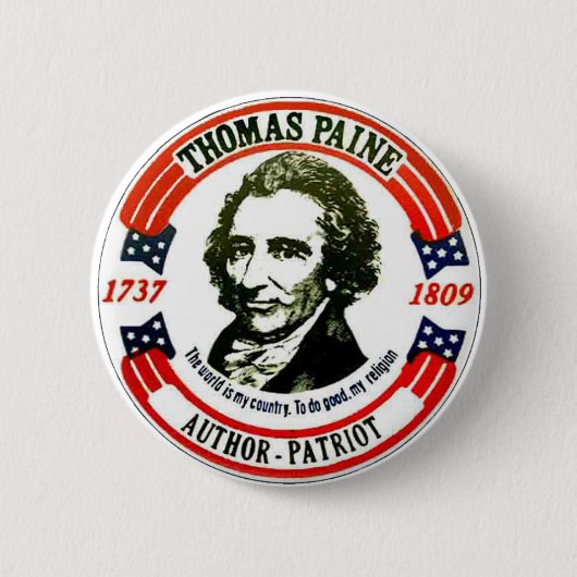 Thomas Paine - Button (Voorkant)