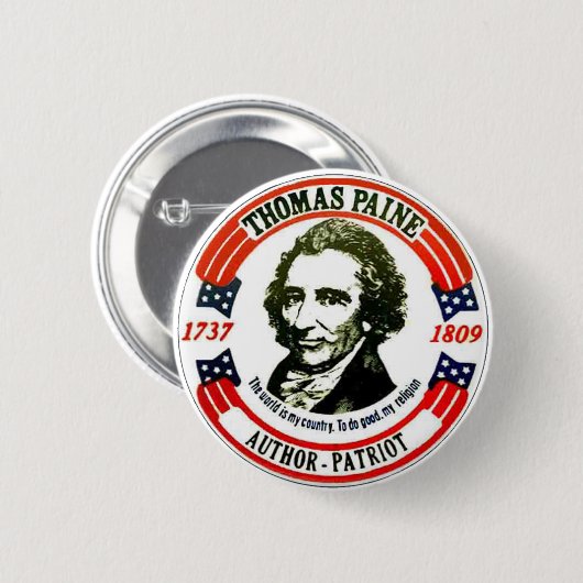 Thomas Paine - Button (Voorkant /achterkant)