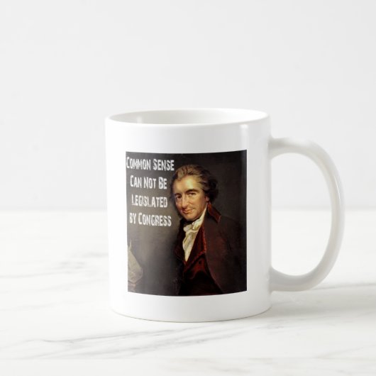 Thomas Paine Common Sense Cup Koffiemok (Rechts)