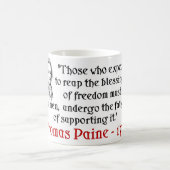 Thomas Paine: De grenzen van de vrijheid! Koffiemok (Center)