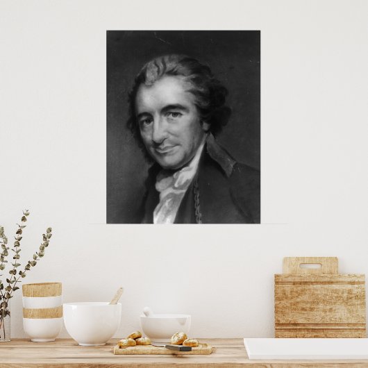 THOMAS PAINE door: Auguste Millière Print (Keuken)