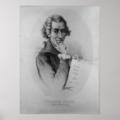 THOMAS PAINE Lithograaf door Peter Kramer Poster (Voorkant)