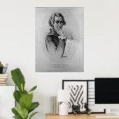 THOMAS PAINE Lithograaf door Peter Kramer Poster (Thuiskantoor)