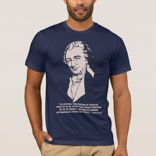 Thomas Paine - Mega-Churches T-shirt (Voorkant)