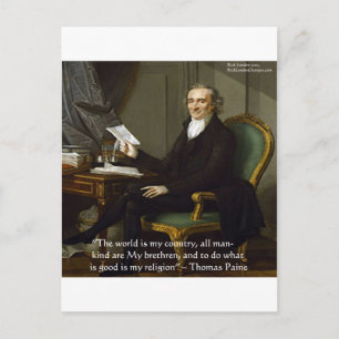 Thomas Paine "Mijn Broeders en Zusters" Cadeaus &  Briefkaart