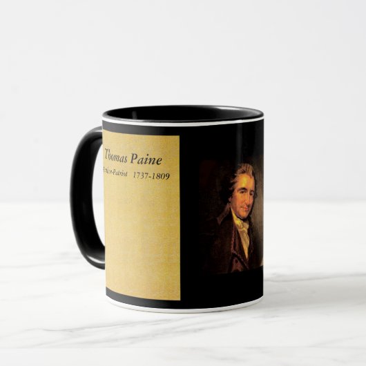 Thomas Paine - Mok (Voorkant links)