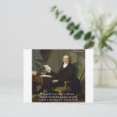 Thomas Paine "My Brethren" (Mijn Breedte) citaat c Briefkaart (Staand voorkant)