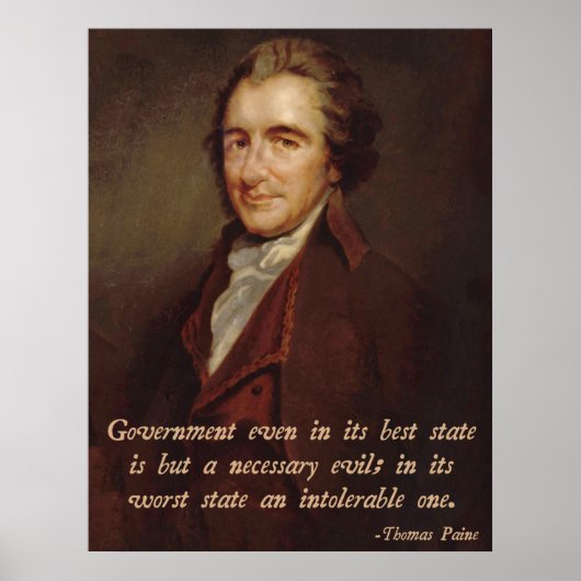 Thomas Paine Poster (Voorkant)