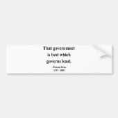 Thomas Paine Quote 1a Bumpersticker (Voorkant)
