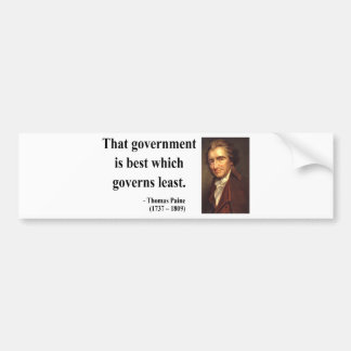 Thomas Paine Quote 1b Bumpersticker