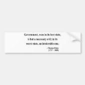 Thomas Paine Quote 2a Bumpersticker (Voorkant)