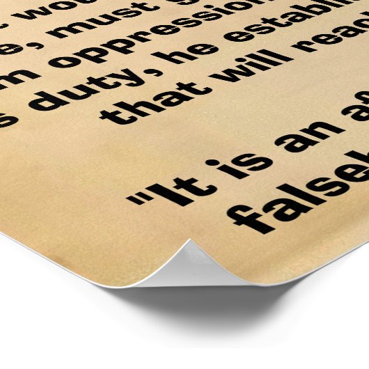 Thomas Paine Quotes Poster (Hoek)