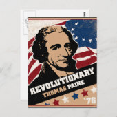 Thomas Paine Revolutionary Briefkaarten (Voorkant / Achterkant)