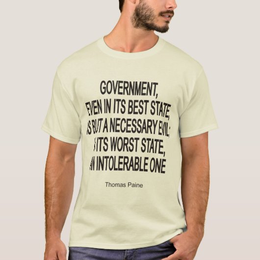 Thomas Paine T-shirt (Voorkant)